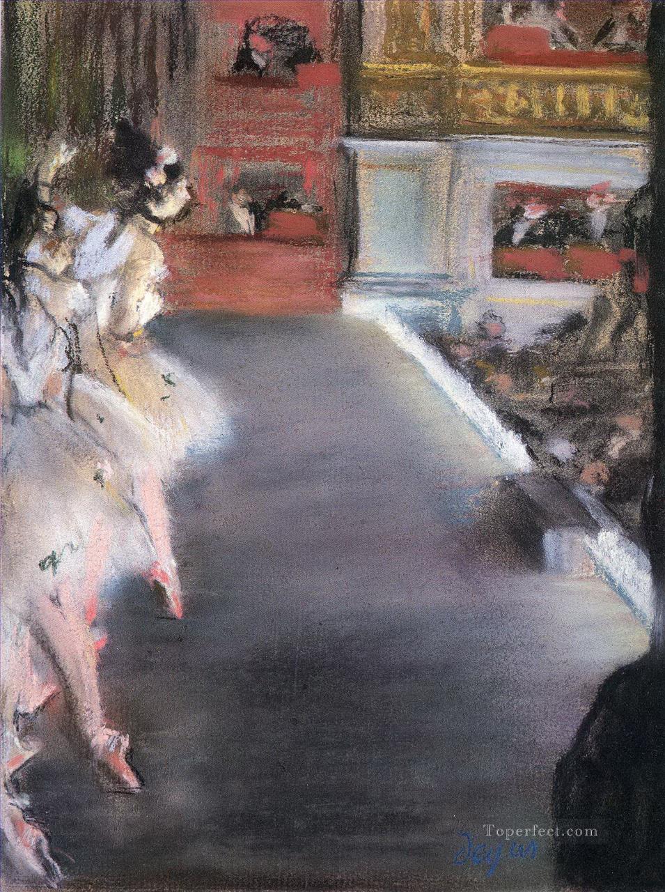 dancers at the old opera house Edgar Degas Oil Paintings